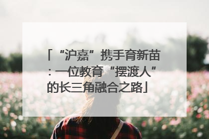 “沪嘉”携手育新苗：一位教育“摆渡人”的长三角融合之路