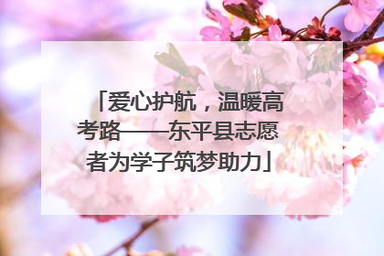 爱心护航，温暖高考路——东平县志愿者为学子筑梦助力