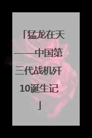 猛龙在天——中国第三代战机歼10诞生记