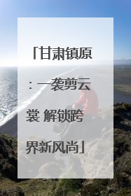 甘肃镇原：一袭剪云裳 解锁跨界新风尚