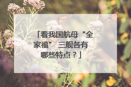 看我国航母“全家福” 三舰各有哪些特点？