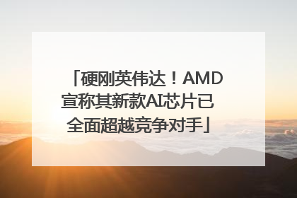 硬刚英伟达！AMD宣称其新款AI芯片已全面超越竞争对手