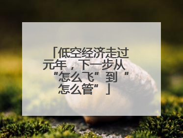 低空经济走过元年，下一步从“怎么飞”到“怎么管”