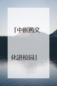 中医药文化进校园