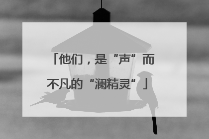 他们，是“声”而不凡的“澜精灵”