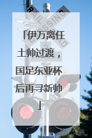 伊万离任土帅过渡，国足东亚杯后再寻新帅