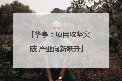 华亭：项目攻坚突破 产业向新跃升
