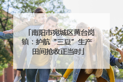 南阳市宛城区黄台岗镇：护航“三夏”生产 田间抢收正当时