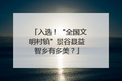 入选！“全国文明村镇”景谷县益智乡有多美？