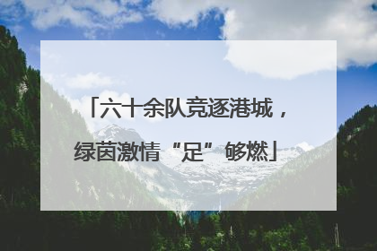 六十余队竞逐港城，绿茵激情“足”够燃