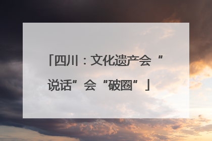 四川：文化遗产会“说话”会“破圈”