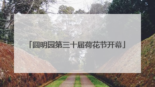 圆明园第三十届荷花节开幕
