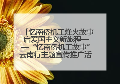 忆南侨机工烽火故事 启爱国主义新旅程——“忆南侨机工故事”云南行主题宣传推广活动圆满收官