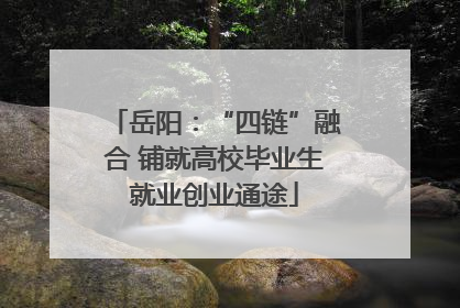 岳阳：“四链”融合 铺就高校毕业生就业创业通途