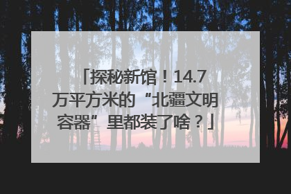 探秘新馆！14.7万平方米的“北疆文明容器”里都装了啥？