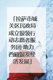 拉萨市城关区民政局成立银领行动志愿者服务团 助力西藏银发经济发展