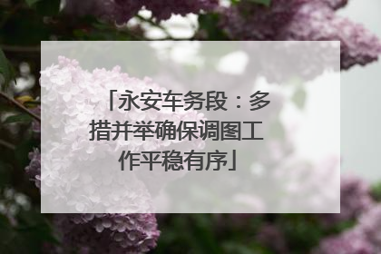 永安车务段：多措并举确保调图工作平稳有序