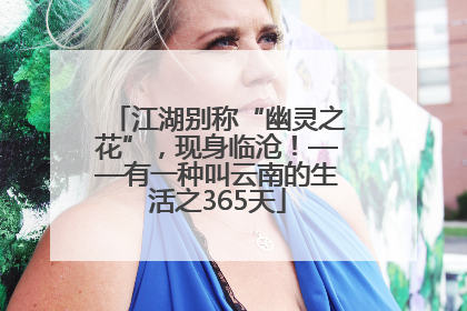 江湖别称“幽灵之花”，现身临沧！——有一种叫云南的生活之365天