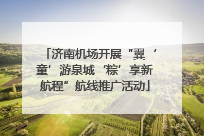 济南机场开展“翼‘童’游泉城‘粽’享新航程”航线推广活动