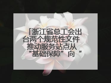 浙江省总工会出台两个规范性文件 推动服务站点从“基础保障”向“品质服务”跃升