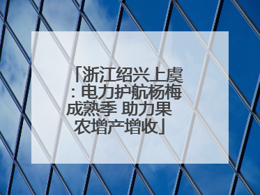 浙江绍兴上虞：电力护航杨梅成熟季 助力果农增产增收