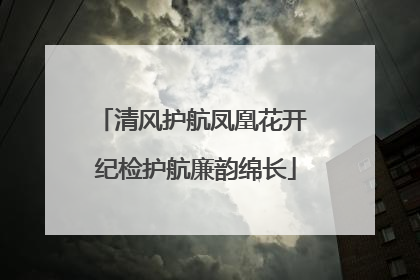 清风护航凤凰花开 纪检护航廉韵绵长