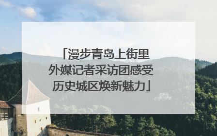 漫步青岛上街里 外媒记者采访团感受历史城区焕新魅力