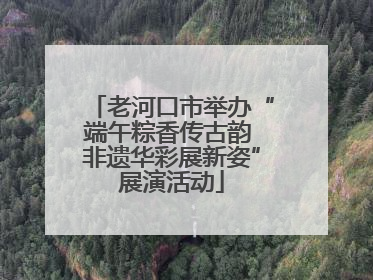 老河口市举办“端午粽香传古韵 非遗华彩展新姿”展演活动