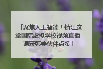 聚焦人工智能！镇江这堂国际虚拟学校视频直播课获韩美伙伴点赞