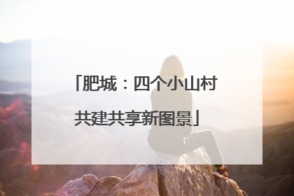 肥城：四个小山村共建共享新图景