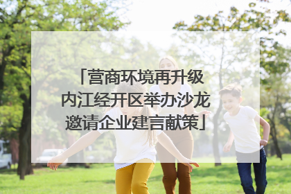 营商环境再升级 内江经开区举办沙龙邀请企业建言献策