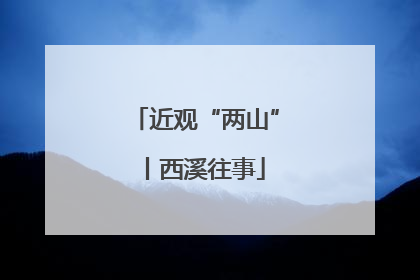 近观“两山”丨西溪往事