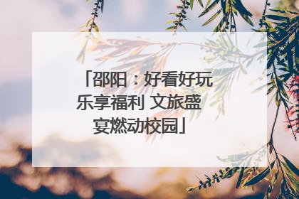 邵阳：好看好玩乐享福利 文旅盛宴燃动校园