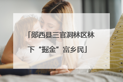 郧西县三官洞林区林下“掘金”富乡民