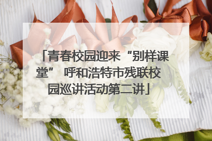 青春校园迎来“别样课堂” 呼和浩特市残联校园巡讲活动第二讲
