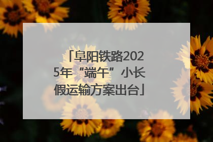 阜阳铁路2025年“端午”小长假运输方案出台