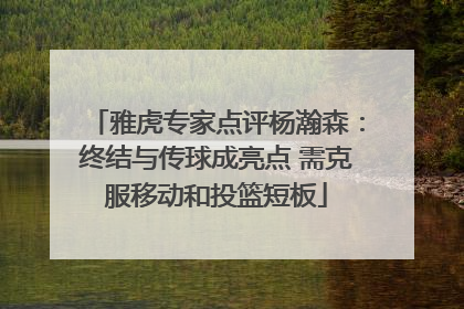 雅虎专家点评杨瀚森：终结与传球成亮点 需克服移动和投篮短板