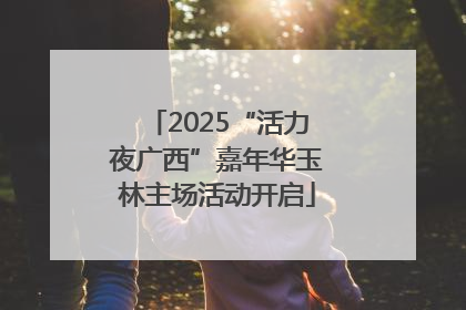 2025“活力夜广西”嘉年华玉林主场活动开启