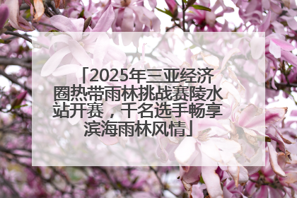 2025年三亚经济圈热带雨林挑战赛陵水站开赛，千名选手畅享滨海雨林风情