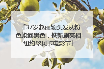 37岁赵丽颖头发从粉色染回黑色，携新剧亮相纽约翠贝卡电影节