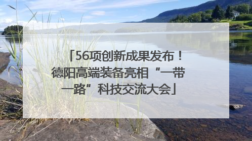 56项创新成果发布！德阳高端装备亮相“一带一路”科技交流大会