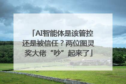 AI智能体是该管控还是被信任？两位图灵奖大佬“吵”起来了